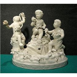 Porcelain Group of children in font  #915495