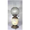 Image 1 : Antique  Pottery Chinese Export Oil Lamp signed #915628