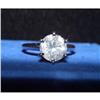 Image 1 : Round Brilliant Diamond Solitaire Ring Estate  #915749