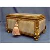 Image 1 : Jewel Box of Pastel Colored Onyx with Bronze #915803