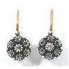 Image 1 : European Diamond Cluster Earrings #915909