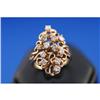 Image 1 : Fantastic, Free Form Diamond Cluster Ring #916004