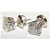 Image 1 : Stud earring ROUND 2 carats  DIAMOND STUDS #916084