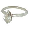 Image 1 : 0.70 carat PEART CUT DIAMOND SOLITAIRE RING new #916116