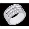 Image 1 : 3.36 carat PRINCESS DIAMOND WEDDING band RING #916135