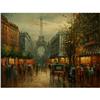 Image 1 : Original Oil Painting "Paris In The Spring" #922305