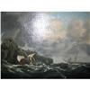Image 1 : ENGLISH PAINTING SHIPS IN A STORM #922334