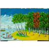 Image 1 : ORIG OIL PAINTING HAITI TROPICAL BEACHSCAPE W/ #922475