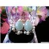 Ming's Honolulu 14k Jade and Pearl Earrings #922508