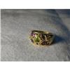 Image 1 : Estate 14K YG Amethyst Topaz Peridot Ring Band #922536