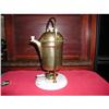 Image 1 : English Brass and Porcelain Tipping Coffee Pot #922724