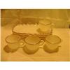 Image 1 : Anchor Hocking Classic Milkglass Snack Set #928494