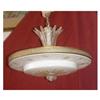 Image 1 : Crystal and Frosted Glass Chandlier #928505