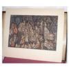 Image 1 : Aztec or Myan Scene of  Ritual  Lithograph #928507