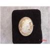 Image 1 : Victorian Sterling Mother of Pearl CAMEO BROOCH #928639