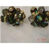 Image 1 : VENDOME Green Aurora Borealis Crystal Glass #928650