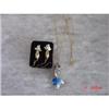 Image 1 : Carnelian Enamel Fish Necklace and Earrings Set #928679
