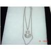 Image 1 : Crown Trifari Silver Rhodium Necklace Pendant #928729