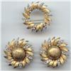 Image 1 : CINER Rhinestone  Brooch  Earring Set #928740