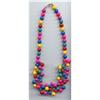 Image 1 : Tutti Fruiti Multicolored Plastic Bead Necklace #928868