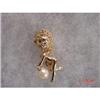 Image 1 : Signed CUPID Genuine Pearl Rhinestone Brooch #928916