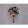 Image 1 : Estate BOUCHER VIOLET Enamel Brooch #928963