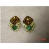 Image 1 : Peridot Emerald Amber Citrine Rhinestone #929030