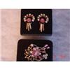Image 1 : 1940s Signed P&F gold filled Rhinestone Set #929075