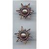 Image 1 : Signed Mexican Sterling Starburst Screwback #929197