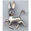 Image 1 :  CORO Sterling  Donkey Pin 1920-1940s #929212