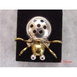 Mexican Sterling Spider Figural Brooch #929358