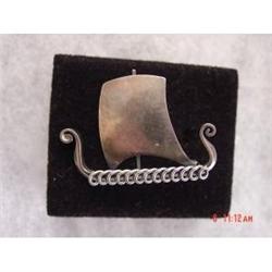 Scandinavian Anton Michelson Sterling Brooch Bo #929359