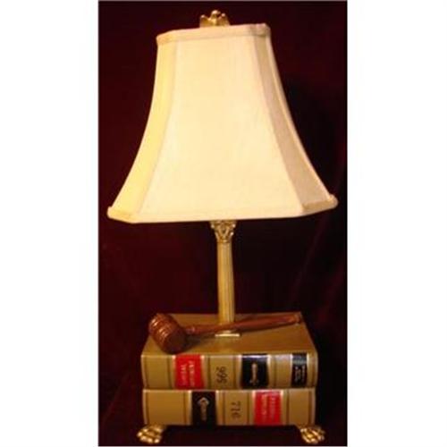 Desk Lamp Made From Law Books 929720
