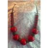 Image 1 : Red Ceramic Bead necklace #929899