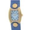 Image 1 : Ladies DeLaneau Princess Gold Diamond Bezel #930026
