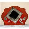 Image 1 :  19th Century Antique Wall Pocket & Mirror #930062