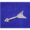 Image 1 :  SIGNED Ann Art Deco Era Pava Rhinestone Arrow #930164