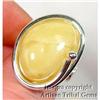 Image 1 : Butter Baltic Amber Sterling Ring~12.1 GRAMS #930376