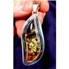 Image 1 : Romantic Designer Baltic Amber Sterling Pendant #930436