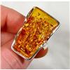 Image 1 : FINEST of Designer Baltic Amber Sterling Ring #930495