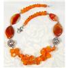 Image 1 : Bewitching Carnelian Gemstone Necklace #930564