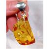 Image 1 : Positively GLOWING Baltic Amber Sterling #930572