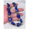 Image 1 : Lush Lapis Nugget Sterling Necklace #930588