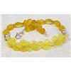 Golden Delight Gemstone Sterling Necklace #930626