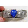 Image 1 : Woven Lapis Sterling Silver Cuff #930729