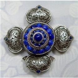Mandala Prayer Box Filigree Pendant ~31.2 Gra #930865