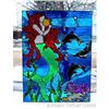 Image 1 :  Stained Glass Painting Provacative MERMAID  #930882