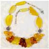 Image 1 : Autumn Delight ~Chalcedony Droplet Necklace #930893