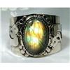Image 1 : Elaborate Labradorite Silver Cuff~ FREE SHIPPIN #930916