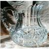Image 1 : CUT Glass Pitcher Bulbus Shape ANTIQUE #931052